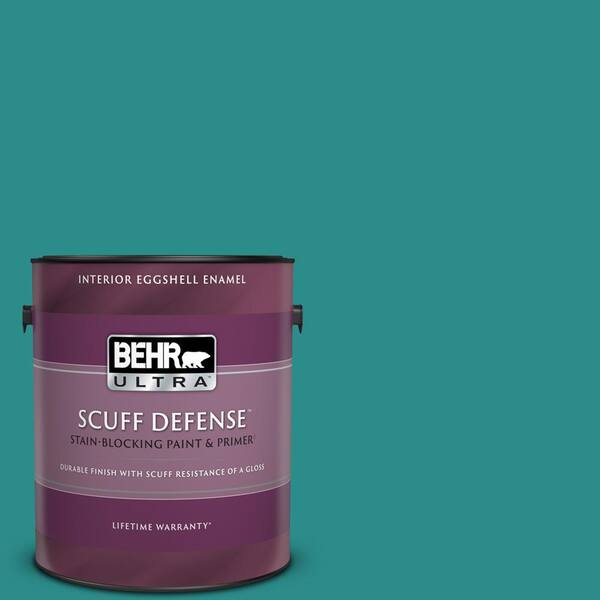 BEHR ULTRA 1 gal. Home Decorators Collection #HDC-FL13-12 Taos Turquoise Extra Durable Eggshell Enamel Interior Paint & Primer