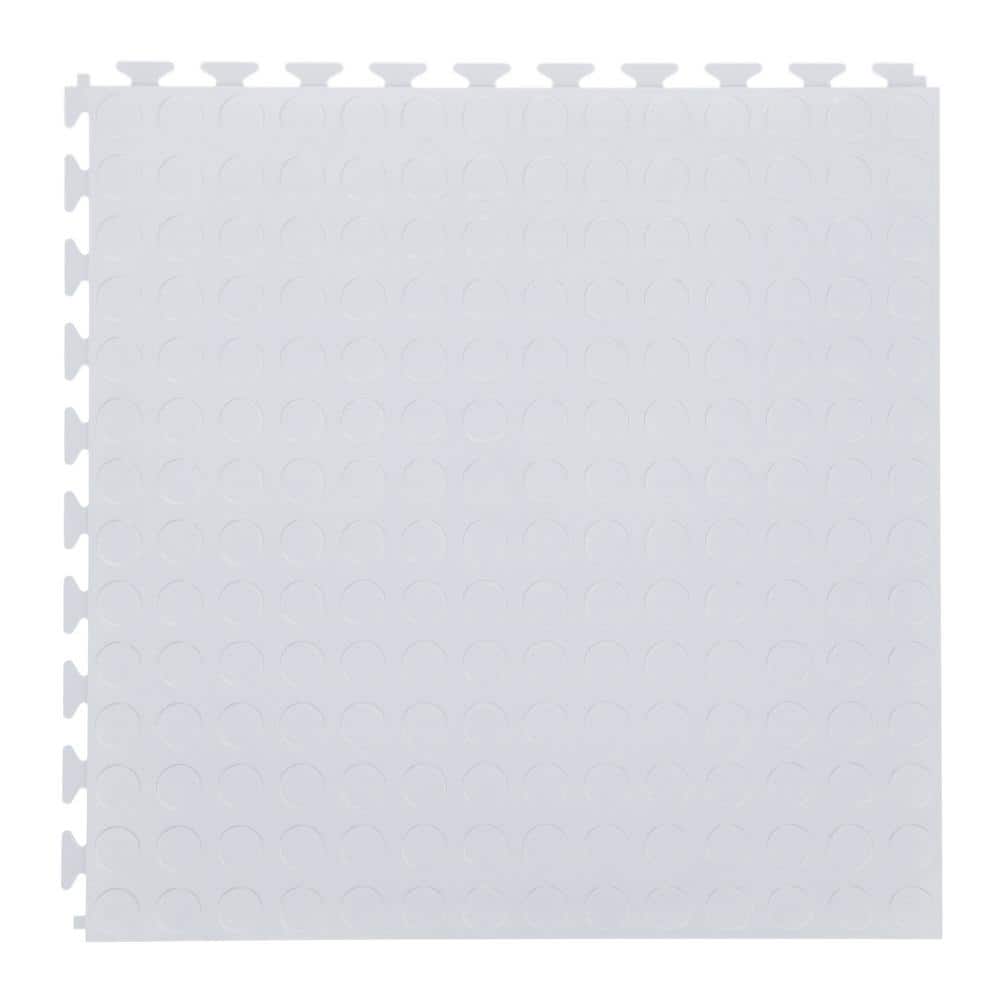 Nitro Coin Fle x PVC Garage Floor Tiles, Arctic White, 20.5 in. x 20.5 in., 177 in. Thick, 8-Pack, 23.35 sq. ft. price history on PriceWatchPro