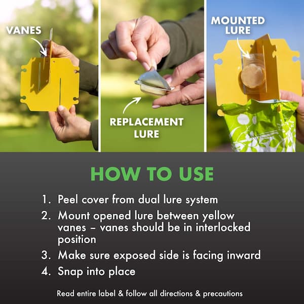 Spectracide Bag-A-Bug Japanese Beetle Trap Replacement Lure Refill