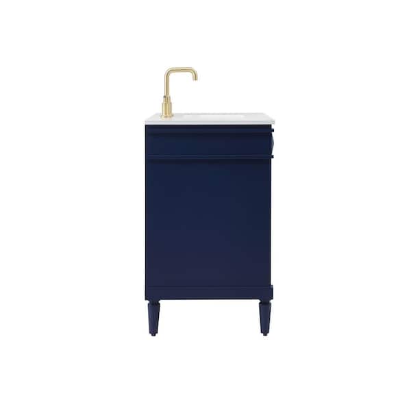 42 inch Bathroom Vanity Cottage Beadboard Style Light Blue Color  (42Wx21Dx35H) CGD1509BU42C