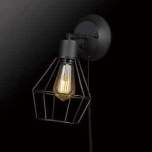 Bryson 1-Light Matte Black Wall Sconce LED Bulb Included