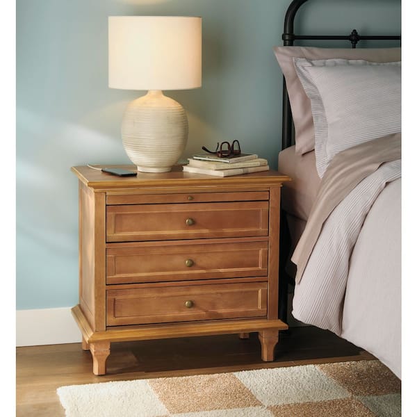 Finch 22 in. Distressed White Ribbed Table Lamp with White Linen Shade