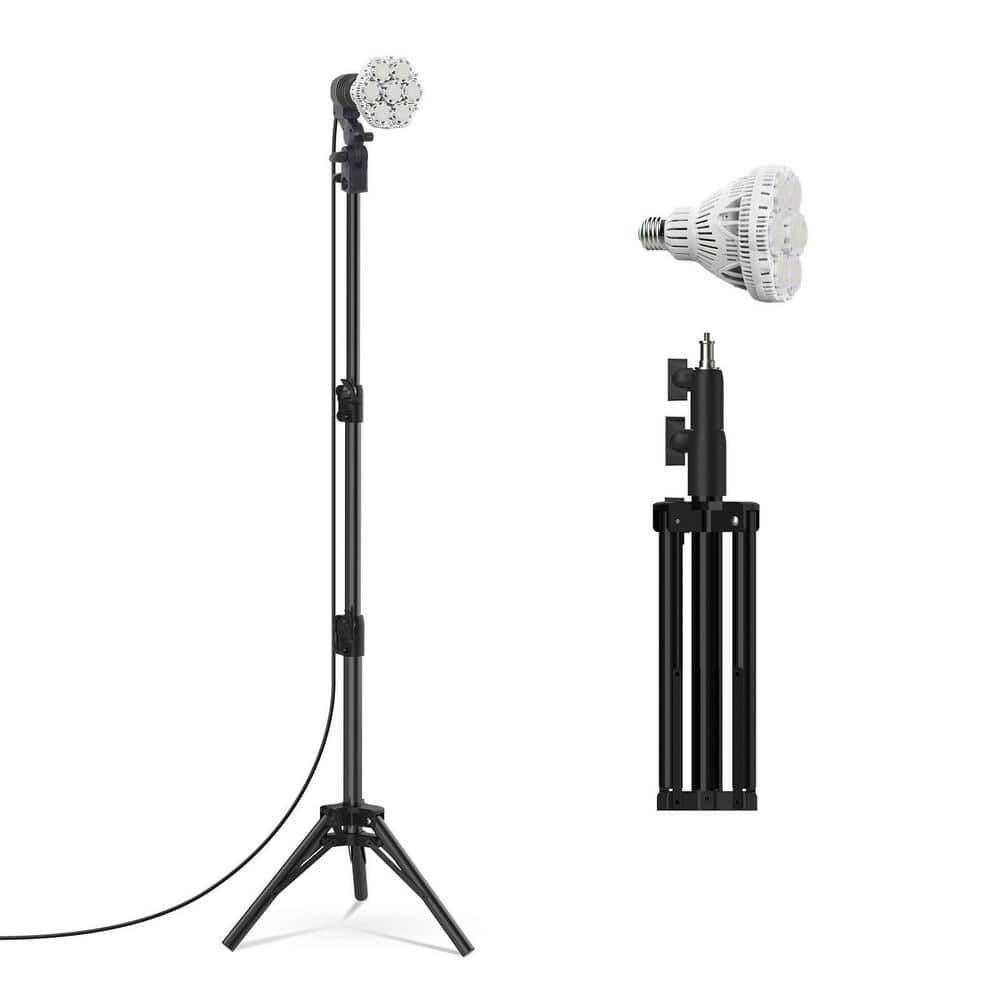 120 Volt 5500 Lumens 5000K LED Portable Work Light with Adjustable Carbon S