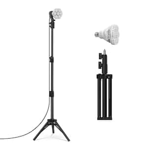 120 Volt 5500 Lumens 5000K LED Portable Work Light with Adjustable Carbon Steel Tripod Stand