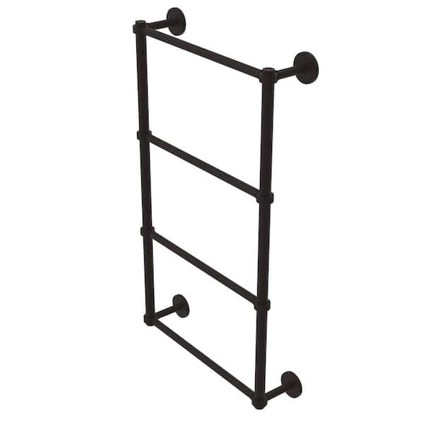 Prestige Skyline Collection 4-Tier 30 in. Ladder Towel Bar with Groovy Detail in Oil Rubbed Bronze