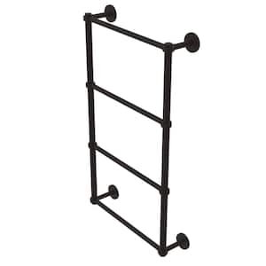 Prestige Skyline Collection 4-Tier 36 in. Ladder Towel Bar with Groovy Detail in Oil Rubbed Bronze