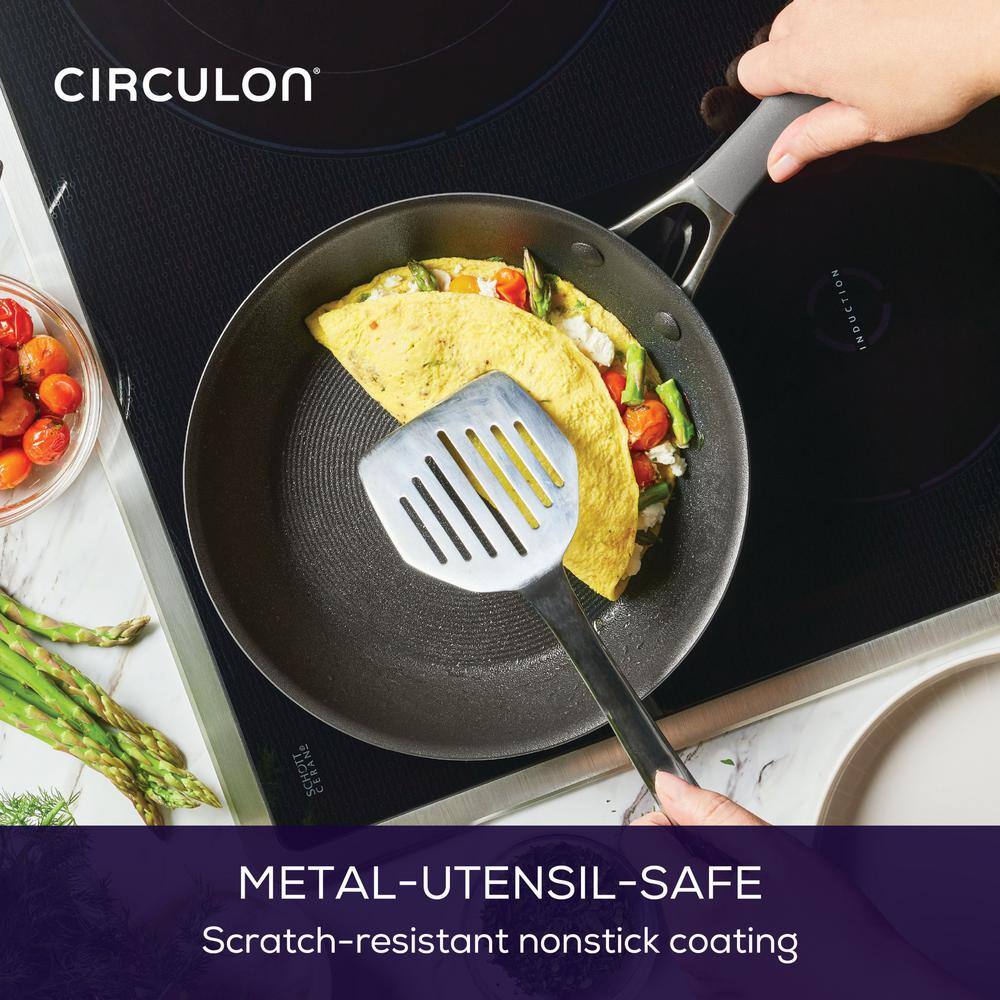 Circulon 12" Gray Aluminum Nonstick Induction Frying Pan