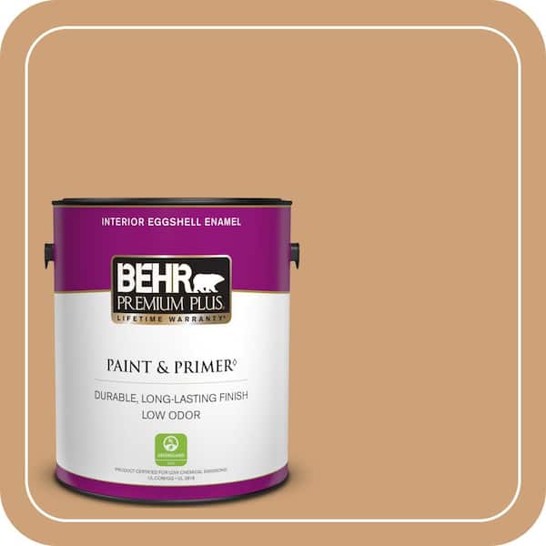 BEHR PREMIUM PLUS 1 gal. #PPU4-16 Kenya Eggshell Enamel Low Odor Interior Paint & Primer