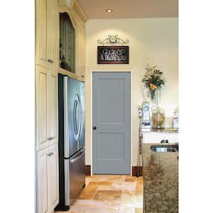 32 in. x 80 in. Monroe Stone Stain Right-Hand Solid Core Molded Composite MDF Single Prehung Interior Door