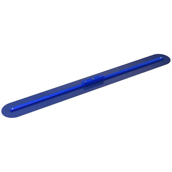 Bon Tool 42 in. x 5 in. Round End Blue Steel Fresno Finishing Trowel