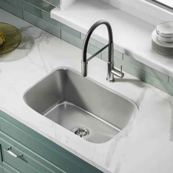 Swiss Madison Toulouse Stainless Steel 27 in. Single Bowl Undermount Kitchen Sink
