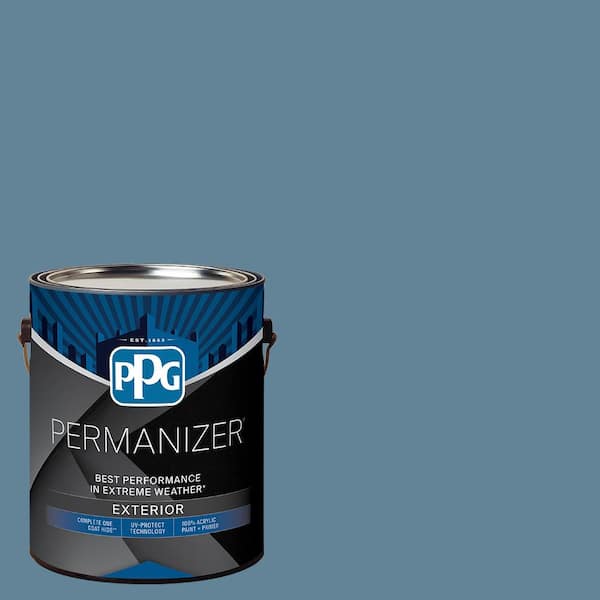 1 gal. PPG1152-5 Granite Falls Semi-Gloss Exterior Paint