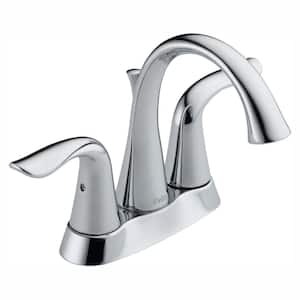 Lahara 4 in. Centerset 2-Handle Bathroom Faucet in Chrome