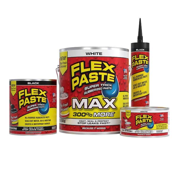 FLEX SEAL FAMILY OF PRODUCTS - Flex Paste 16 fl. oz. White Interior/Exterior Multipurpose Sealant