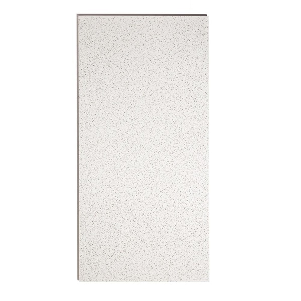 USG Ceilings 2 ft. x 4 ft. Radar White Square Edge Lay-In Ceiling Tile, case of 8 (64 sq. ft)