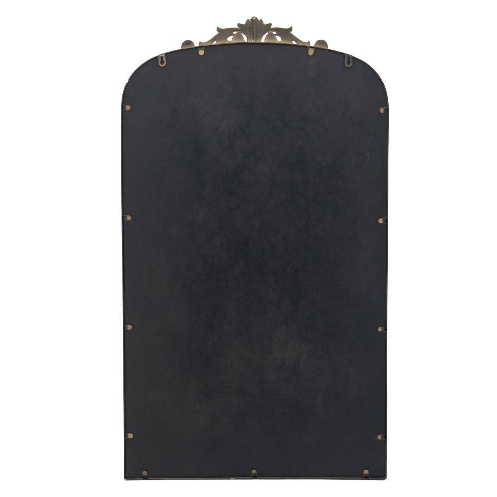 Gold Rectangular Wood Framed Wall Mirror 24" x 42"