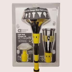 11 ft. Pole Light Bulb Changer Kit with Attachments