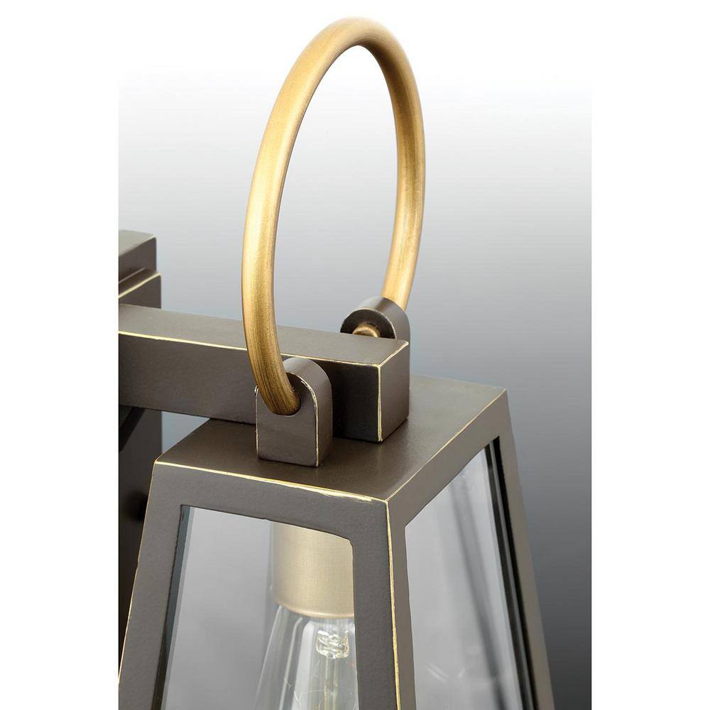 Barnett Bronze Glass Indoor/Outdoor Hanging Lantern