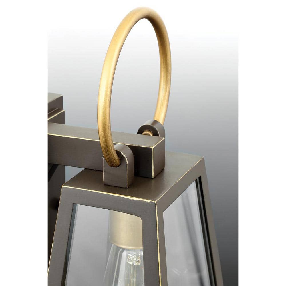 Barnett Bronze Glass Indoor/Outdoor Hanging Lantern