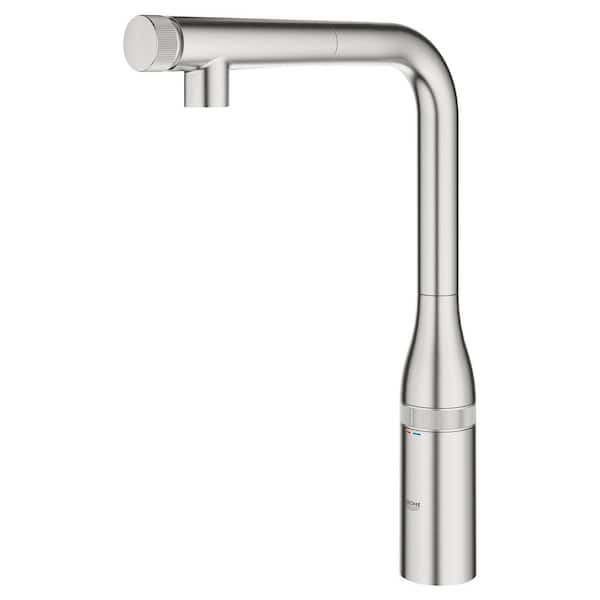 Essence Smartcontrol Single-Handle Pull-Out Sprayer Kitchen Faucet in SuperSteel InfinityFinish