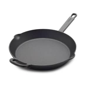 Bobby Flay 12 in. in Cast Iron Skillet in Black