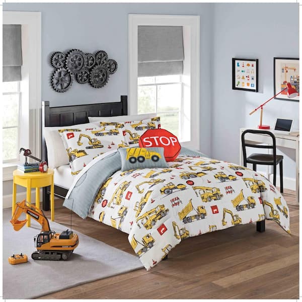 Waverly Under Construction 2 Piece Multi Polyester Twin Comforter Set