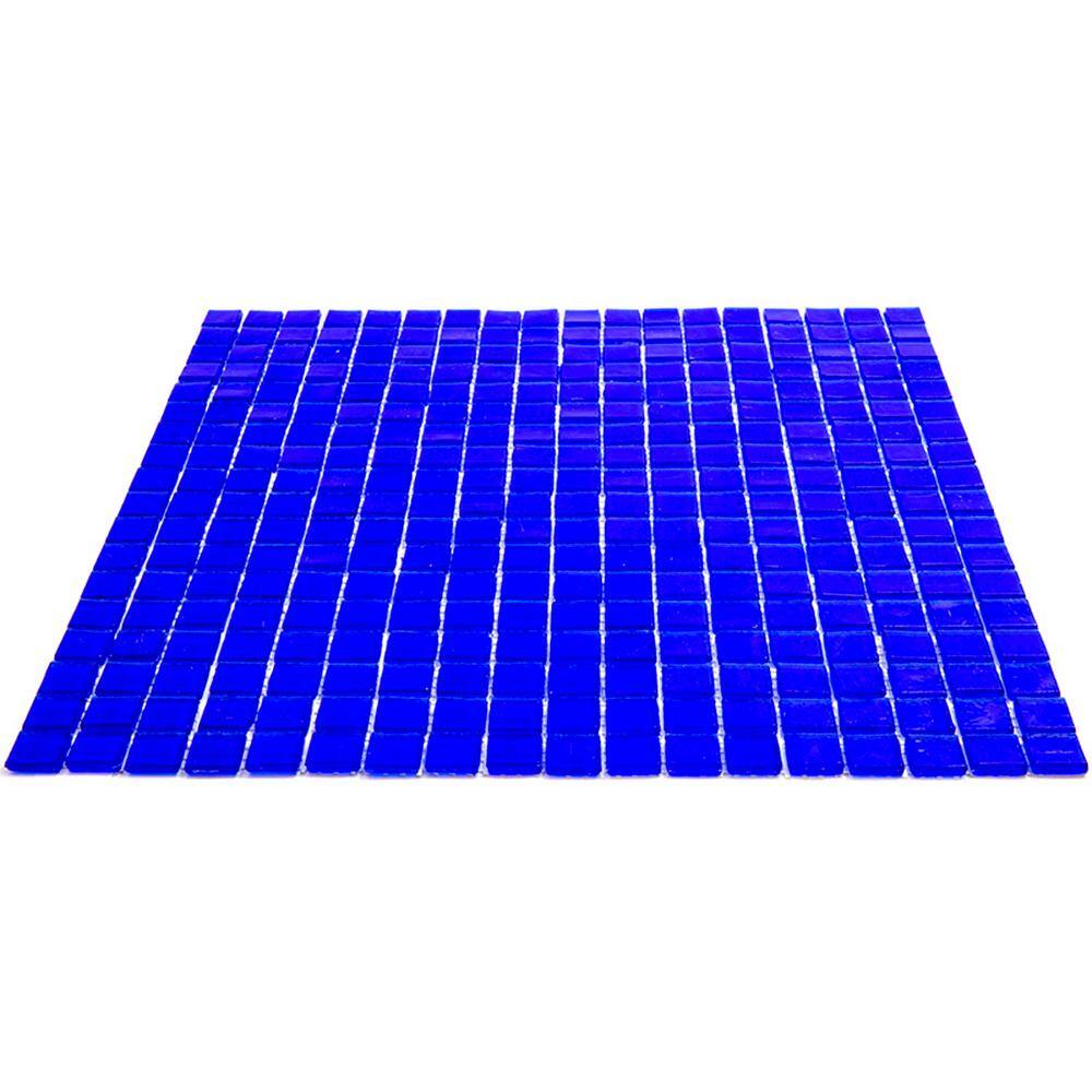 Skosh 0.6" x 0.6" Glass Grid Mosaic Wall & Floor Tile