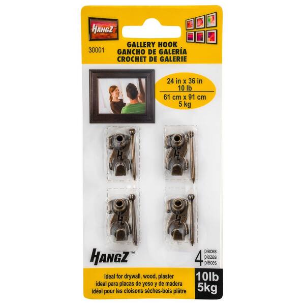 HangZ Gallery Picture Hooks (4-Pack)