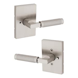 Prava Satin Nickel Bed/Bath Door Lever