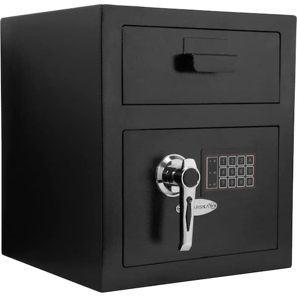 Barska AX13672 Biometric Fingerprint Keypad Depository Drop Safe 0.72 Cubic Ft 