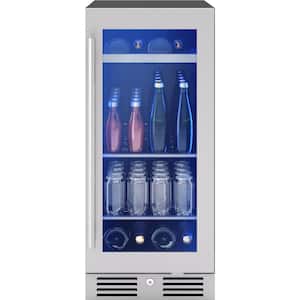 Presrv 15 in. 4-Bottle and 64-Can Single Zone Beverage Cooler