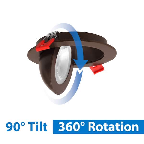 NICOR DGF 4 in. Canless Floating Gimbal Selectable Remodel