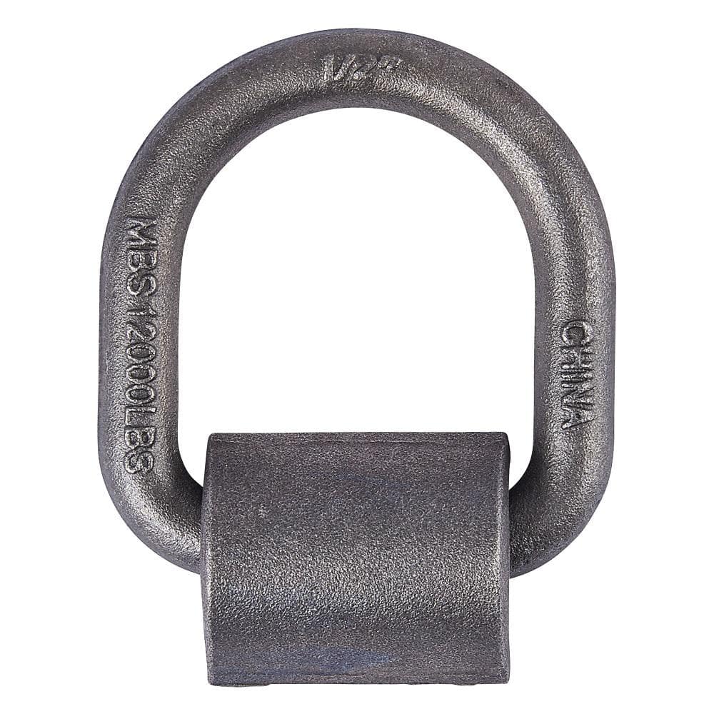 Heavy-Duty Weldable D-Ring - 2T Capacity G80 Alloy Steel Flip Anchor Lifting Point