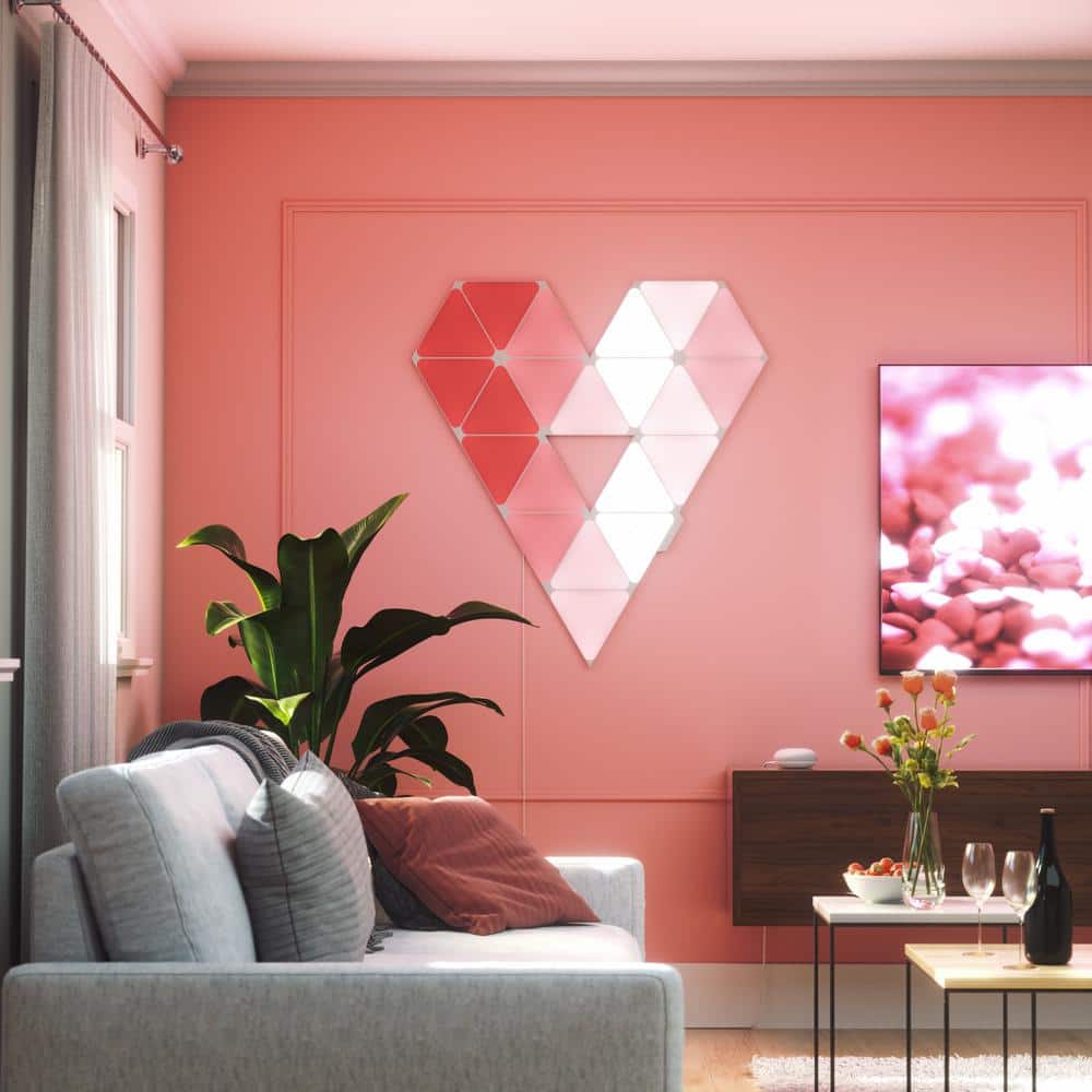 Nanoleaf 7-Pack Smart RGBW Triangle LED Light Panels
