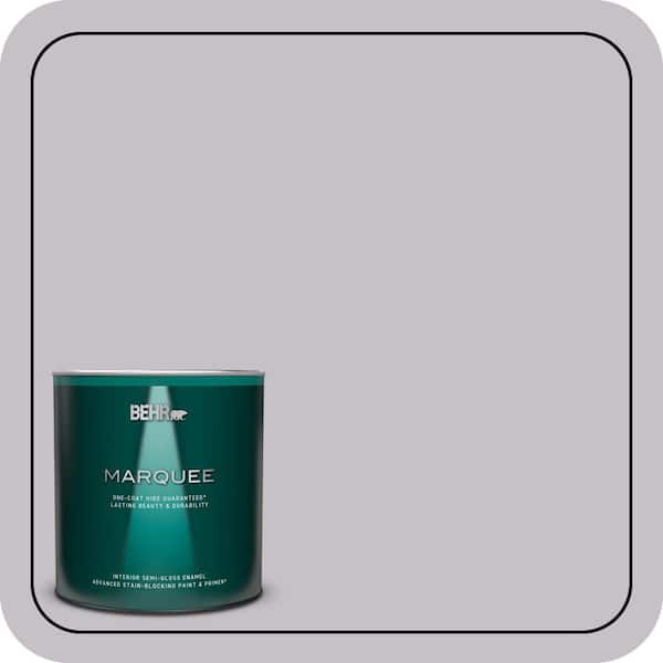 BEHR MARQUEE 1 qt. #MQ5-32 Such Melodrama One-Coat Hide Semi-Gloss Enamel Interior Paint & Primer