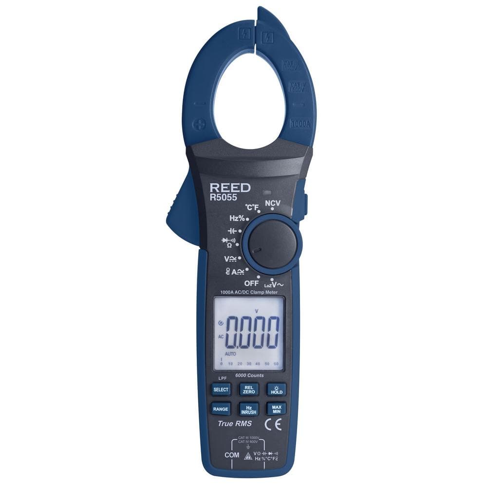 REED Instruments 1000A True RMS Digital Clamp Meter -  R5055