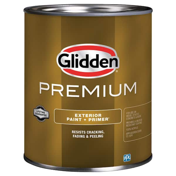 1 qt. Pure White Base 1 Semi-Gloss Latex Exterior Paint