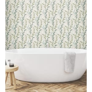 30.75 sq.ft. Budding Branches Peel and Stick Wallpaper