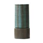 Anders 100% Cement Ribbed Tower Urn Fountain