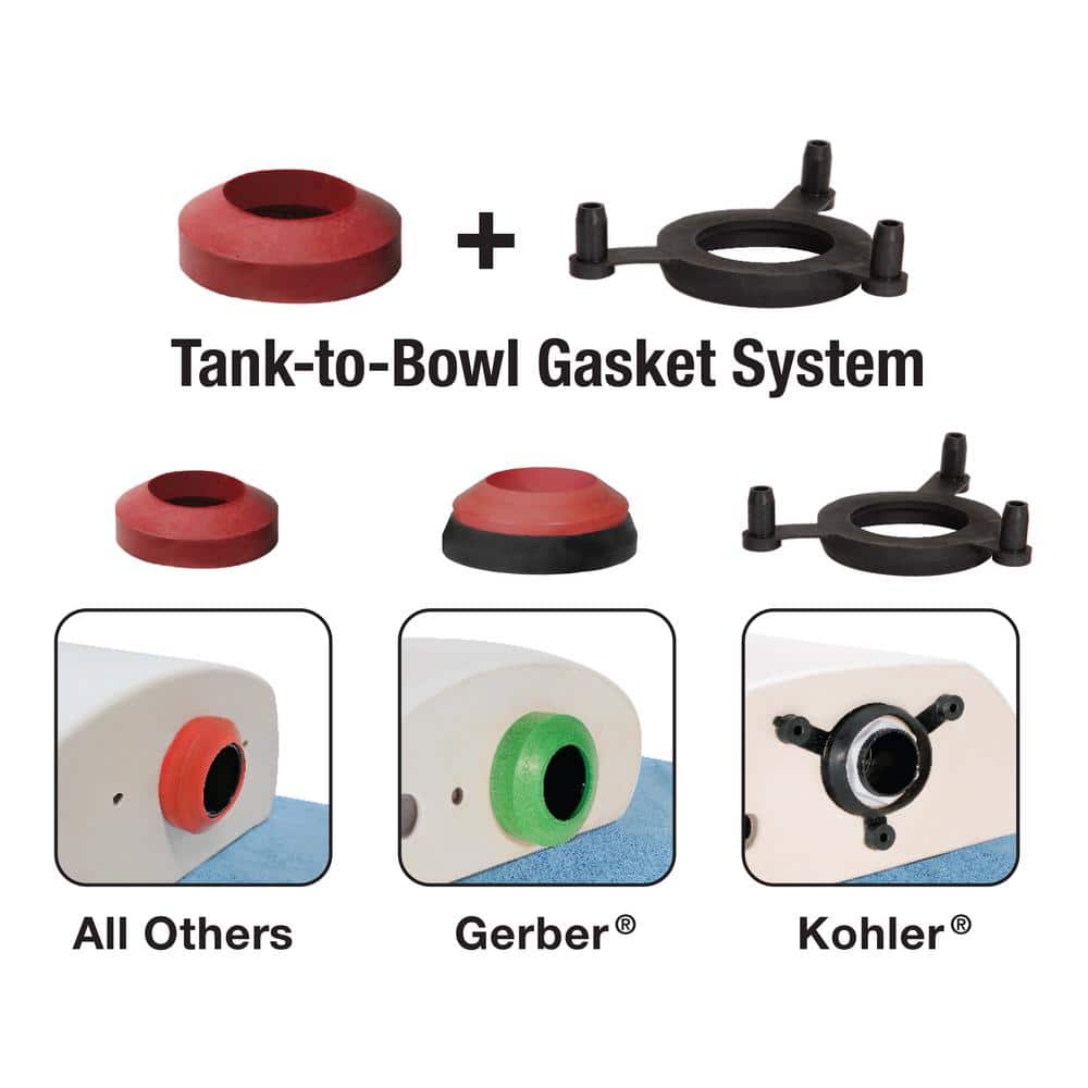 Fluidmaster Universal Multicolor Toilet Repair Kit with Installation Tools