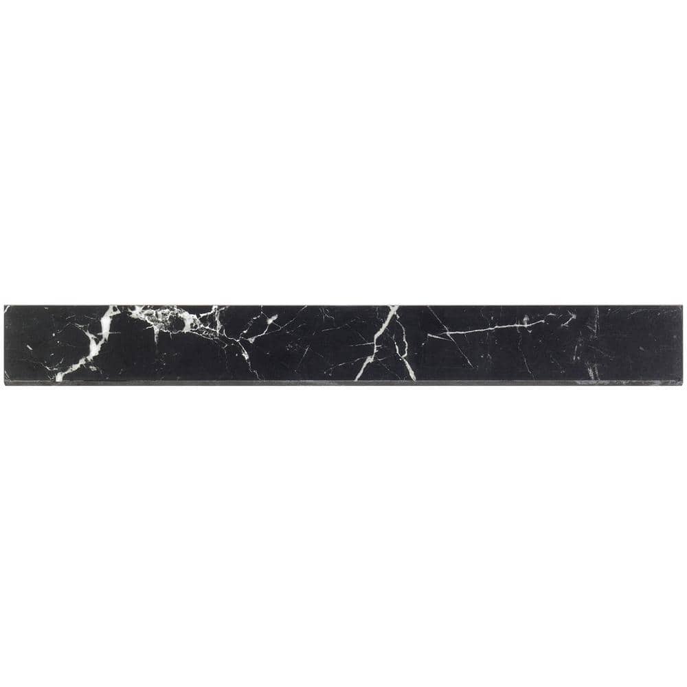 Marmo Black 3 in. x 24 in. Matte Porcelain Bullnose Tile price history on PriceWatchPro