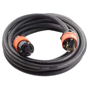 50 ft. SOOW 10/3 NEMA L6-30 30 Amp 250-Volt Rubber Extension Cord
