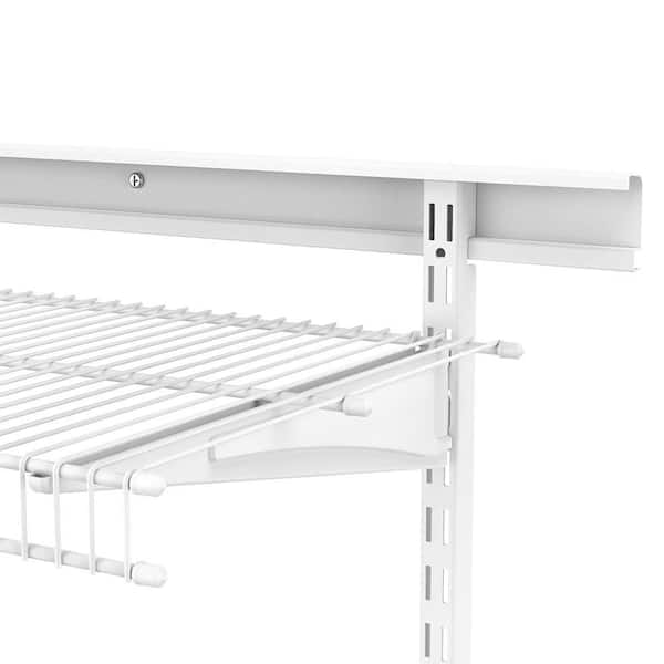 ClosetMaid 40-in White ShelfTrack Hang Track in the Wire Closet Hardware  department at