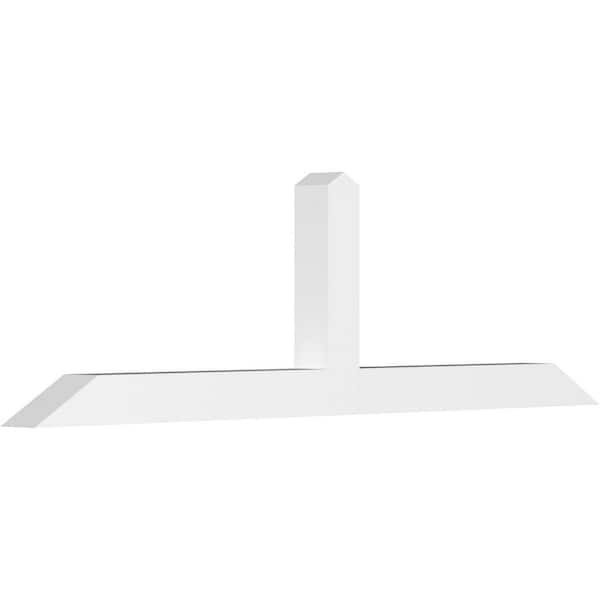 Ekena Millwork Portland 72 in. W x 21 in. H x 4 in. D Signature Polyurethane Bracket