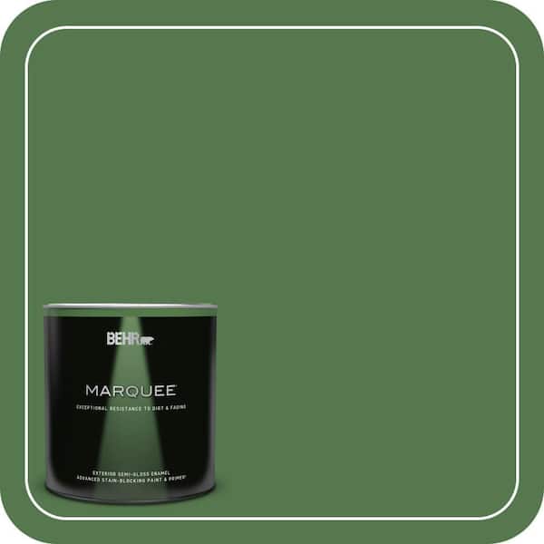 BEHR MARQUEE 1 qt. #450D-7 Torrey Pine Semi-Gloss Enamel Exterior Paint & Primer