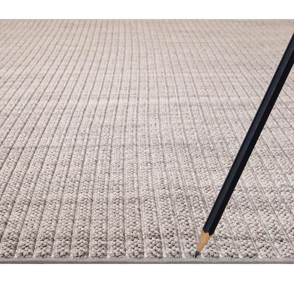 Anderson Ivory 7 ft. x 9 ft. Stripe Area Rug