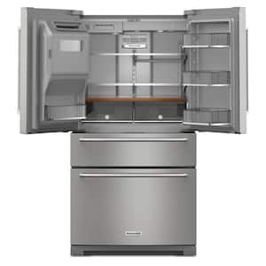 26.2 cu. ft. Standard Depth French Door Refrigerator in Fingerprint Resistant Stainless Steel with Platinum Interior