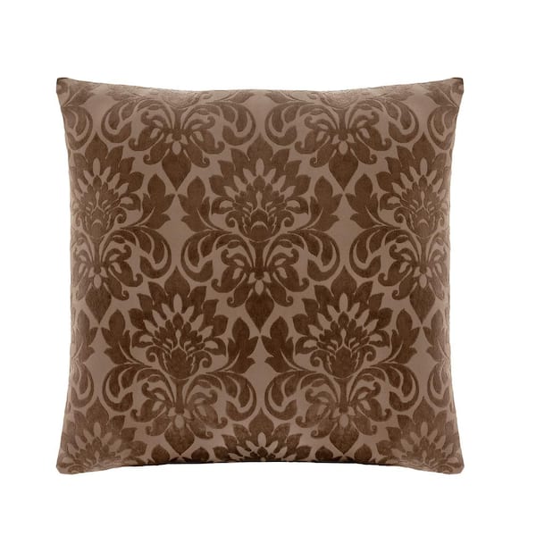 Achim Importing Co Sutton 18 in. Square Throw Pillow - Brown - 1 Pillow