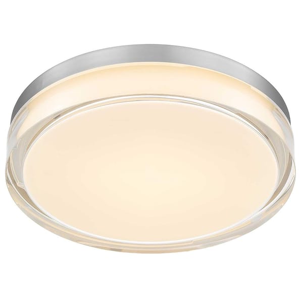 12-inch Chrome Inegrated LED Flush Mount