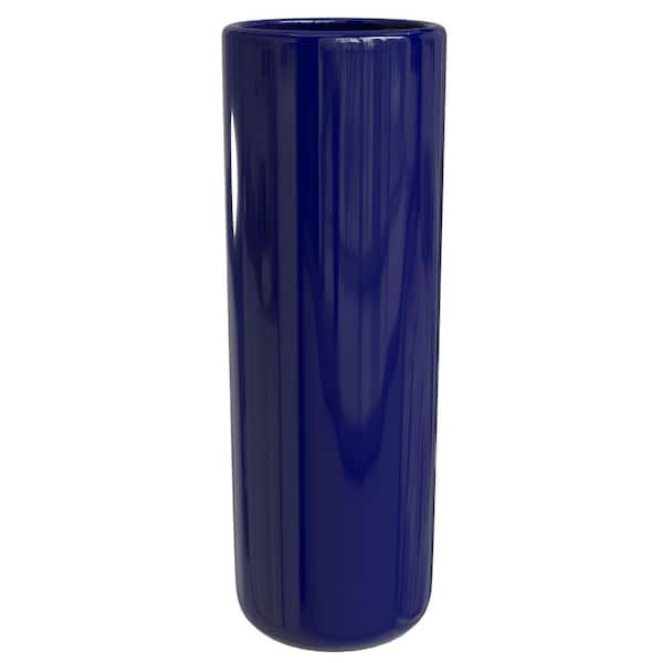 Oriental Furniture 24 in. Navy Blue Umbrella Stand